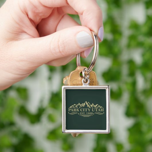 Park City Utah Sleutelhanger (Hand)