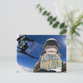 Park City, Utah Snowboard & Ski Briefkaart (Staand voorkant)