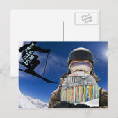 Park City, Utah Snowboard & Ski Briefkaart (Voorkant / Achterkant)