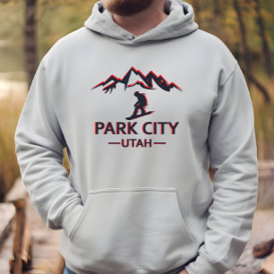 Park city Utah snowboarden Hoodie