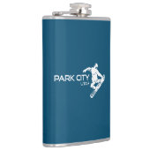 Park City Utah Snowboarder Heupfles (Rechts)