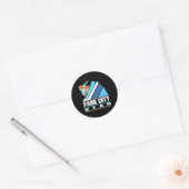 Park City Utah -  snowboarder Ronde Sticker (Envelop)