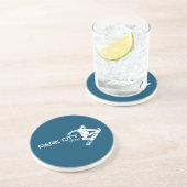 Park City Utah Snowboarder Zandsteen Onderzetter (Zijkant)