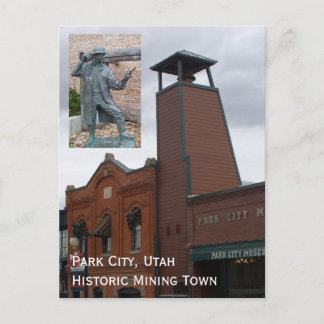 Park City Utah Souvenier Briefkaart