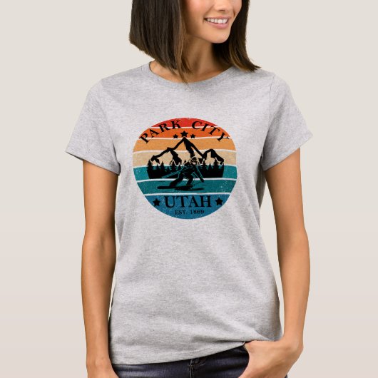 Park City Utah  T-shirt (Voorkant)