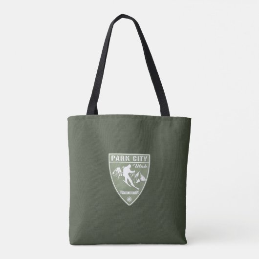Park City Utah Tote Bag (Achterkant)