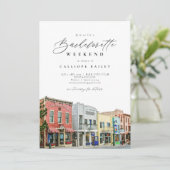 PARK CITY UTAH Travel Bachelorette Itinerary Kaart (Staand voorkant)