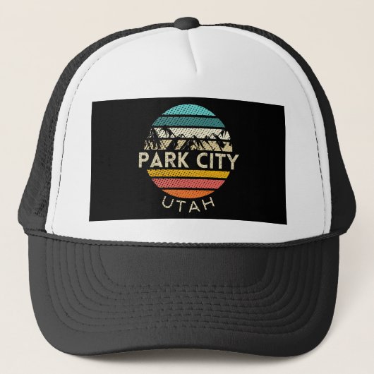 Park City Utah Trucker Pet (Voorkant)