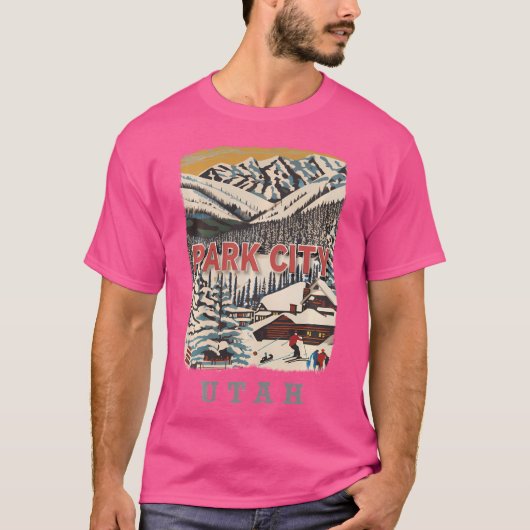 Park City Utah Ut Mountain Majesty SD991 T-shirt (Voorkant)