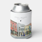 PARK CITY Utah Waterverf Painting Wedding Blikjeskoeler (Blikje Voorkant)