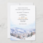 Park City, Utah Wedding Kaart (Voorkant)