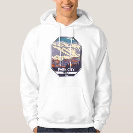 Park City Utah Winter Area Emblem Hoodie