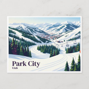 Park City Wasatch Mountains Utah Briefkaart