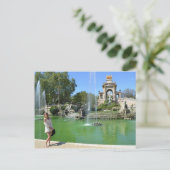 Park Ciutadella, Barcelona Briefkaart (Staand voorkant)