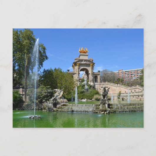 Park Ciutadella Briefkaart (Voorkant)