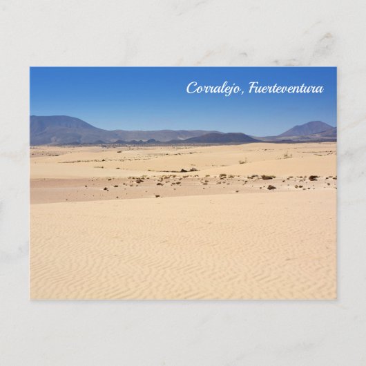 park Corralejo, Fuerteventura - briefkaart (Voorkant)