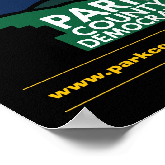 Park County Democraat Poster (Hoek)