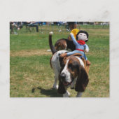 Park de Basset Hound Briefkaart (Voorkant)