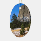 Park Devils Tower Monument Wyoming Keramisch Ornament (Links)