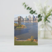 Park en Cityscape Briefkaart (Staand voorkant)