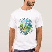 park en recreatie maand T-shirt (Voorkant)