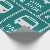 Park en Ride Sign Cadeaupapier