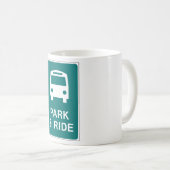 Park en Ride Sign Koffiemok (Voorkant rechts)
