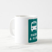 Park en Ride Sign Koffiemok (Voorkant links)