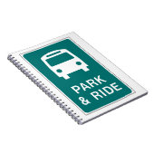 Park en Ride Sign Notitieboek (Rechterzijde)