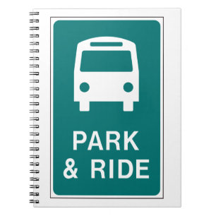 Park en Ride Sign Notitieboek