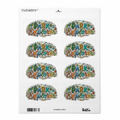 Park Explorer – Avontuur Natuur T-Shirt Etiket (Full Sheet)
