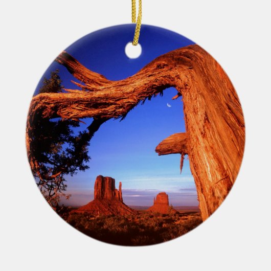 Park Fallen Monument Valley Keramisch Ornament (Voorkant)