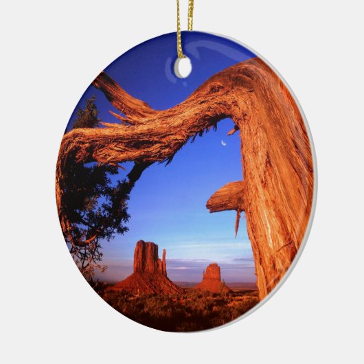 Park Fallen Monument Valley Keramisch Ornament (Links)