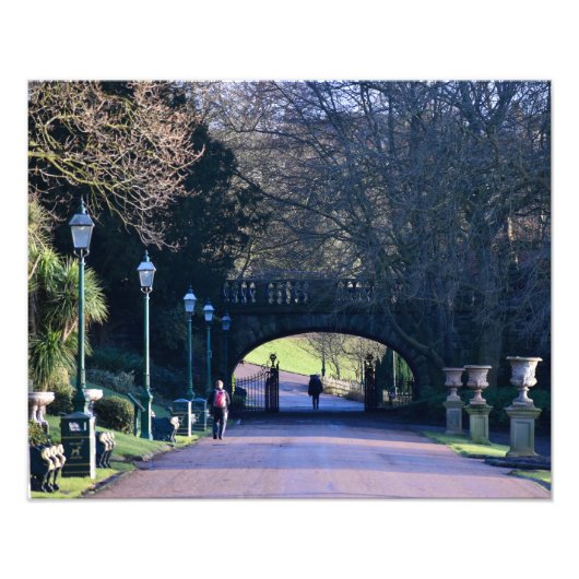 Park foto afdruk (Voorkant)