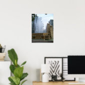 Park Fountain Poster (Thuiskantoor)
