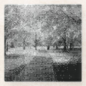 park glazen onderzetter (Voorkant)