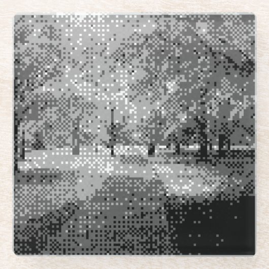 park glazen onderzetter (Voorkant)