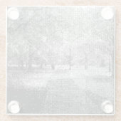 park glazen onderzetter (Achterkant)