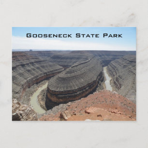Park Gooseneck State Park Briefkaart