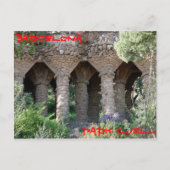 Park Guell Barcelona Briefkaart (Voorkant)