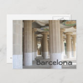 Park Güell, Barcelona Briefkaart (Voorkant / Achterkant)