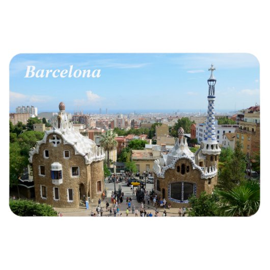 Park Guell, Barcelona Magneet (Horizontaal)
