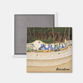 Park Guell, Barcelona Magneet (Voorkant / Achterkant)