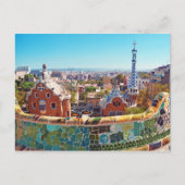 Park Guell, Barcelona - Spanje Briefkaart (Voorkant)