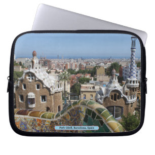 Park Güell, Barcelona, Spanje Laptop Sleeve