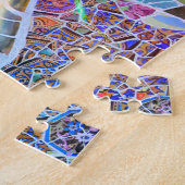 Park Guell, Barcelona, Spanje Legpuzzel (Zijkant)