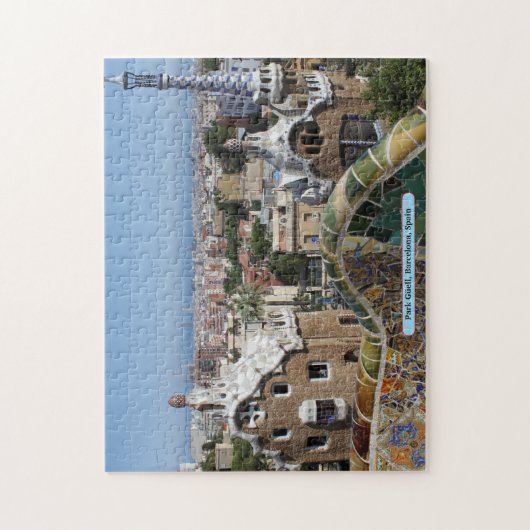 Park Güell, Barcelona, Spanje Legpuzzel (Verticaal)
