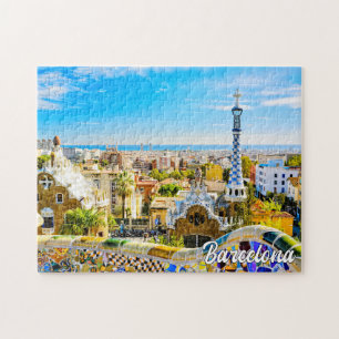 Park Guell, Barcelona, Spanje Legpuzzel