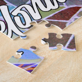 Park Guell, Barcelona, Spanje Legpuzzel (Zijkant)