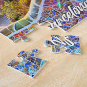 Park Guell, Barcelona, Spanje Legpuzzel (Zijkant)